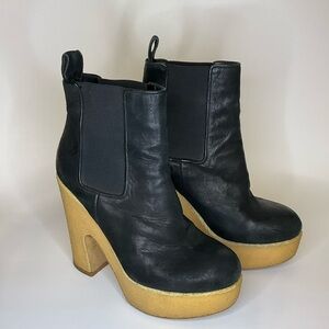 ALL SAINTS Blaise Chelsea Platform Ankle Boots